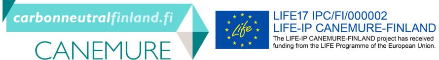 carbonneutralfinland.fi och Canemure. LIFE16 IPC/FI/000002. Life-IP Canemure-Finland. The Life-IP Canemure-Finland project has received funding from the LIFE Programme of the European Union.