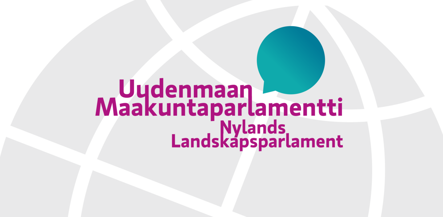 Lila teksti Uudenmaan maakuntaparlamentti, Nylands landskapsparlament