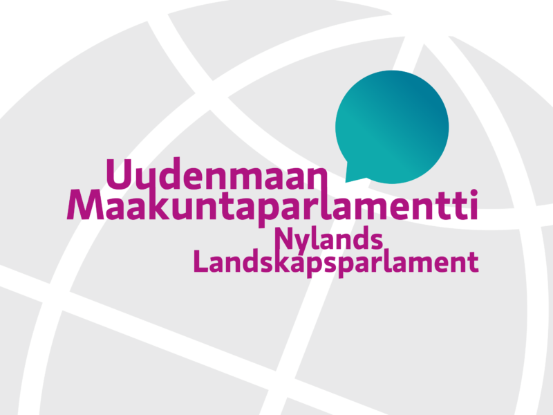 Lila teksti Uudenmaan maakuntaparlamentti, Nylands landskapsparlament