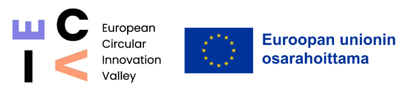 ECIV-hankkeen logo ja Euroopan unionin osarahoittama-teksti.