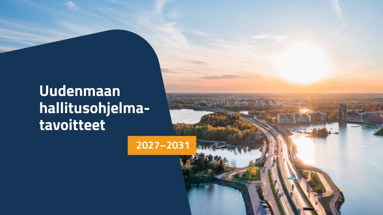 Uudenmaan hallitusohjelmatavoitteet 2027-2031.