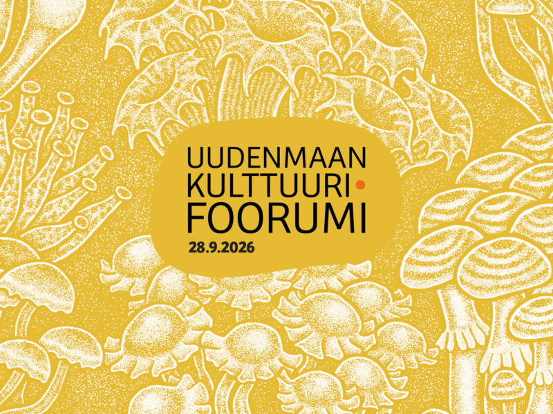 Uudenmaan kulttuurifoorumi 28.9.2026.