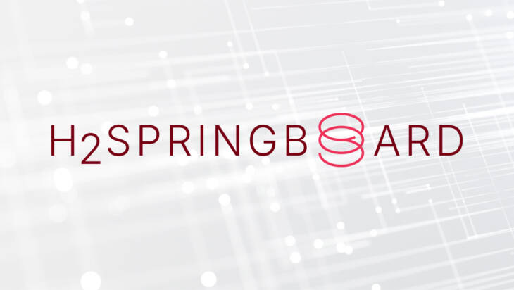 Logo of H2 Springboard.
