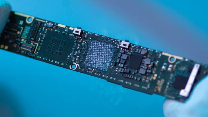 Decorative image of circuit board